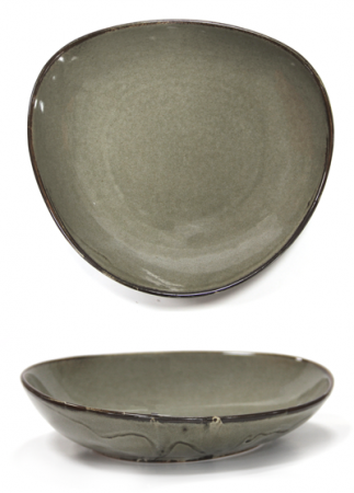 Antique-Grey - CULINARO ANTIQUE-GREY Farfurie adanca 23cm pentru supa (TR0003-9G)