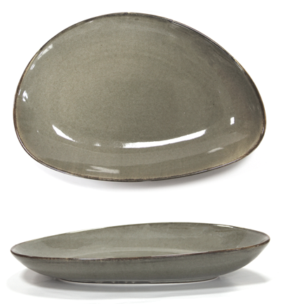 Antique-Grey - CULINARO ANTIQUE-GREY Platou adanc din portelan 20cm (TR0005-8G)
