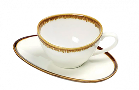 Bailey - CULINARO BAILEY Set ceasca cu farfurioara ceai 220ml 17cm din portelan