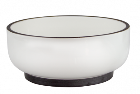 Hella Black&White - CULINARO Bol portelan HELLA WHITE D18cm, 1200ml, alb