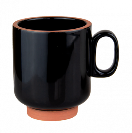 Hella Black&White - CULINARO Cana MUG portelan HELLA BLACK 400ml neagra