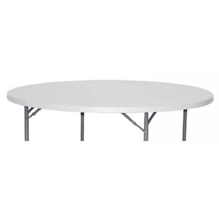 Mobilier catering - CULINARO Capac elastic alb pentru masa rotunda catering 180xh74cm