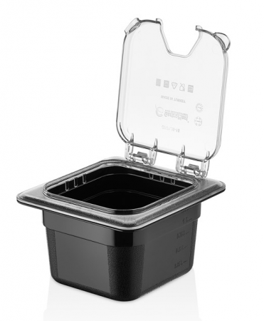 Accesorii GN - CULINARO Capac FLIP transparent pentru tava gastronorm 1/6