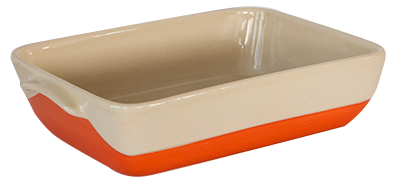 Culinaro Ceramica - CULINARO CERAMICA Tava ceramica 29x19,5x7cm pentru copt orange (YR13277B-11.5-O)