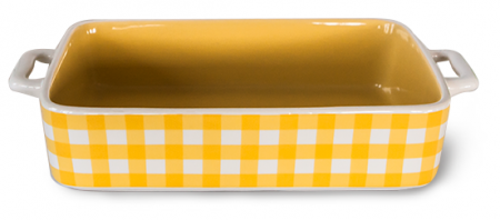 Culinaro Ceramica - CULINARO CERAMICA Tava ceramica copt 23,2x12,4x4,7cm dreptunghiulara galbena