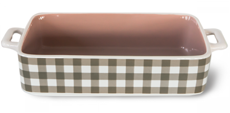 Culinaro Ceramica - CULINARO CERAMICA Tava ceramica copt 23,2x12,4x4,7cm dreptunghiulara gri