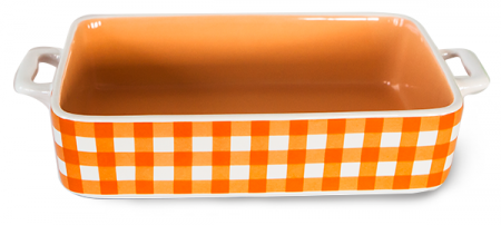 Culinaro Ceramica - CULINARO CERAMICA Tava ceramica copt 23,2x12,4x4,7cm dreptunghiulara orange