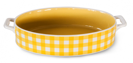 Ceramica - CULINARO CERAMICA Tava ceramica copt 32,3x19,9x5,5cm ovala galbena