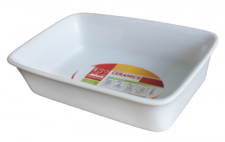 Ceramica - CULINARO CERAMICA Tava ceramica dreptunghiulara 18x12xh4,5cm cuptor (YR15135G1-7.75)