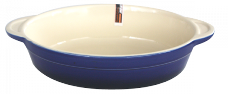 Produse - CULINARO CERAMICA Tava ceramica pentru copt 32x19x7cm ovala albastra (XF21-18)