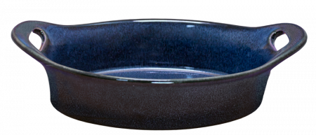Culinaro Ceramica - CULINARO CERAMICA Tava ovala pentru cuptor 20,8x12x5,8cm ceramica albastra (UN30-003-2-CB)