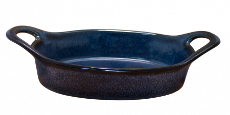Ceramica - CULINARO CERAMICA Tava ovala pentru cuptor 27x14,3x7cm ceramica albastra (UN30-003-1-CB)