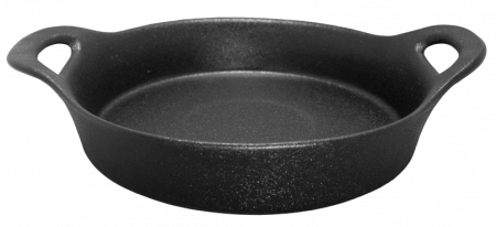 Culinaro Ceramica - CULINARO CERAMICA Tava rotunda cuptor 21x6cm ceramica neagra (UN30-004-1-B)