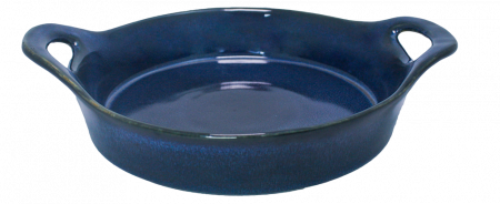 Culinaro Ceramica - CULINARO CERAMICA Tava rotunda pentru cuptor 21x6cm ceramica albastra (UN30-004-1-CB)