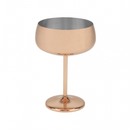 Produse - CULINARO COPPER Pahar cocktail din inox, 450ml, 10xh16,5cm, Rose Gold