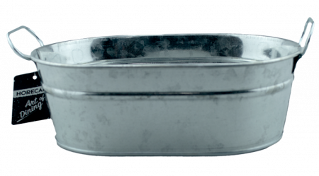 Frapiere, ghetiere si accesorii - CULINARO Cos galvanizat pentru gheata 22,5x15x8cm
