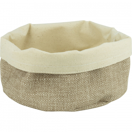Servirea mesei - CULINARO Cos paine textil rotund, D17xh11cm, bej