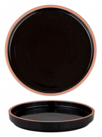 Hella Black&White - CULINARO Farfurie portelan HELLA BLACK D22cm