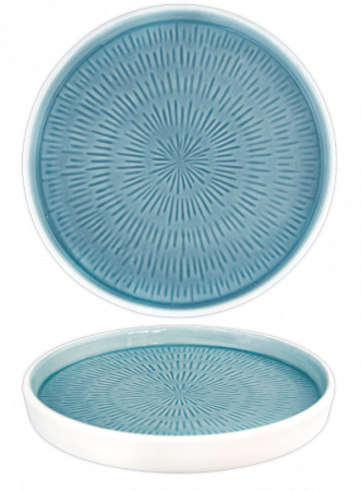 Hella Blue - CULINARO Farfurie portelan HELLA LIGHT SUMMER BLUE D16cm