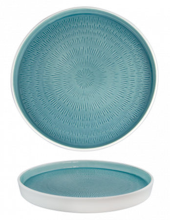 Hella Blue - CULINARO Farfurie portelan HELLA LIGHT SUMMER BLUE D24cm