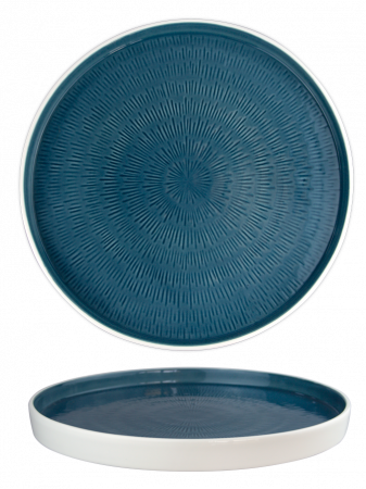 Hella Blue - CULINARO Farfurie portelan HELLA STEEL BLUE D28cm