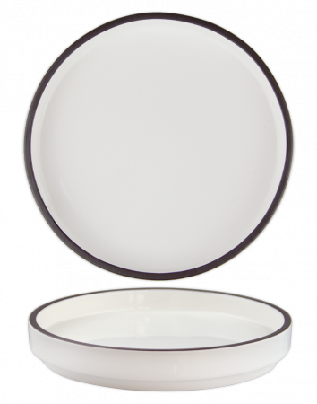 Hella Black&White - CULINARO Farfurie portelan HELLA WHITE D26cm