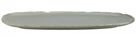 CULINARO FUJI ASH Farfurie ovala intinsa din portelan, 35x15xh2cm, gri [1]