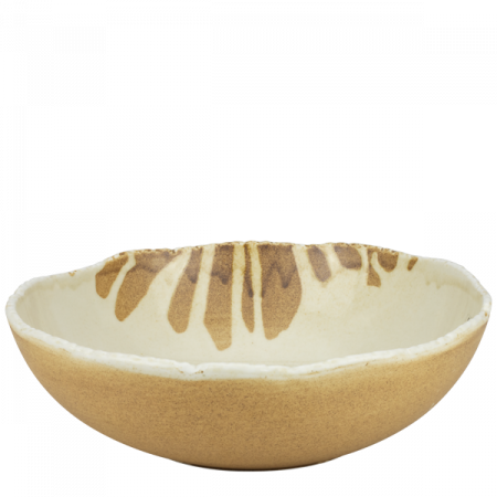 Fuji - CULINARO FUJI Bol din portelan, D26xh8,4cm, bej
