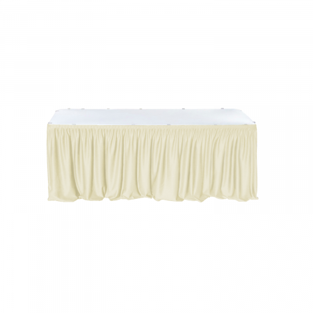Mobilier catering - CULINARO Fusta de masa dreptunghiulara 180x76xH74cm catering, evenimente, ivory, L 514cm