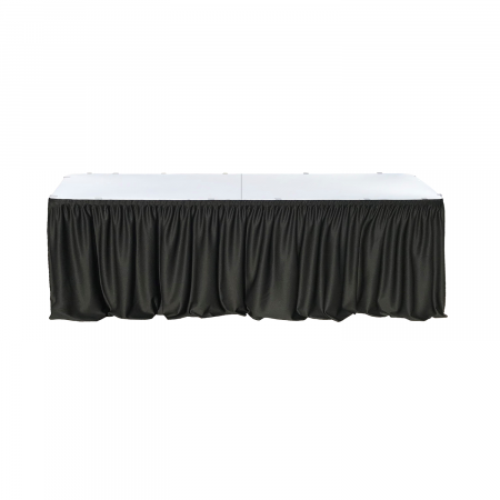 Mobilier catering - CULINARO Fusta de masa dreptunghiulara 244x76xh74cm catering, evenimente, neagra, L 640cm