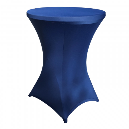 Mobilier catering - CULINARO Husa stretch pentru mese cocktail 80xh110cm, dark blue