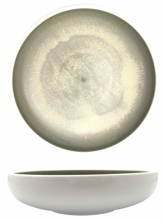 Ivy White - CULINARO IVY WHITE Bol adanc portelan 23cm (ZA0042-9-wm-IY/WH)