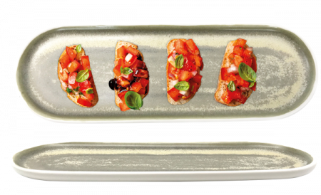 Ivy White - CULINARO IVY WHITE Platou portelan 30x10x2cm (ZA0066-12-wm-IY/WH)