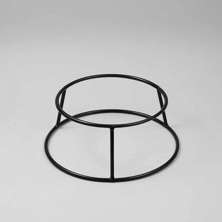 CULINARO MARBELLA 3D Stand expunere bufet pentru boluri si platouri, metal cu acoperire PVC anti-alunecare neagra, D25/D21xh10cm [1]