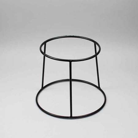 CULINARO MARBELLA 3D Stand expunere bufet pentru boluri si platouri, metal cu acoperire PVC anti-alunecare neagra, D25/D21xh20cm [1]