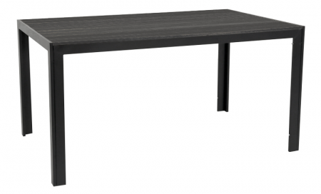 Mobilier catering - CULINARO Masa dreptunghiulara gradina/terasa 156x78xH74cm neagra