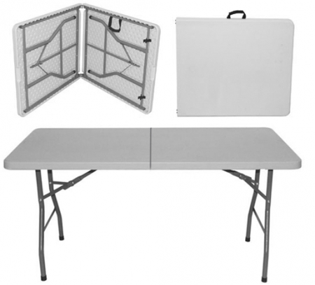 Mobilier catering - CULINARO Masa dreptunghiulara plianta evenimente, bucatarie, catering 152x76x74cm