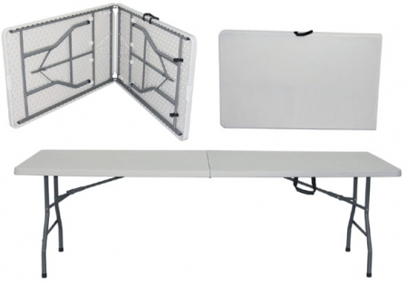 Mobilier catering - CULINARO Masa plianta dreptunghiulara pentru evenimente, catering 244x76xH74cm