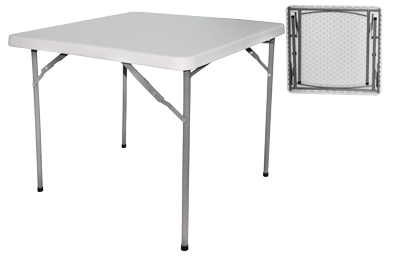 Mobilier catering - CULINARO Masa plianta patrata pentru evenimente 86x86xH74cm