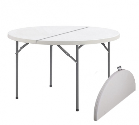 Mobilier catering - CULINARO Masa plianta rotunda evenimente, bucatarie, catering D122xH74cm
