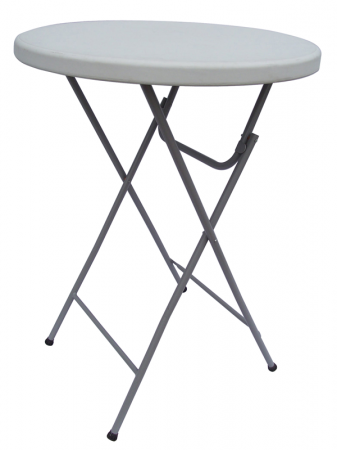 Mobilier catering - CULINARO Masa plianta rotunda inalta pentru evenimente, catering D80xH110cm greutate 11kg