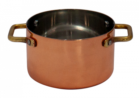 Servirea mesei - CULINARO Mini oala 10x6cm 480ml inox cu strat cupru (1555RA 10ICV)