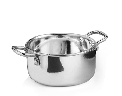 Servirea mesei - CULINARO Mini oala inox 13x5,5cm 600ml (SG-80243(D)