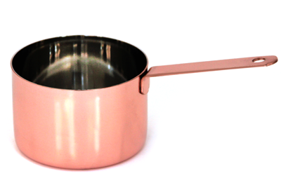 Servirea mesei - CULINARO Mini cratita 12,5cm din inox cu strat de cupru (TW-V F 12.5 SH CP)