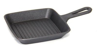 Servirea mesei - CULINARO Mini tigaie aluminiu 15x15x2,6cm pentru servire (SG-69811)