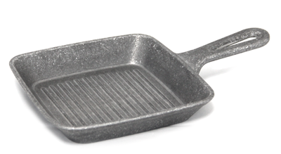 Servirea mesei - CULINARO Mini tigaie aluminiu 15x15x2,6cm pentru servire (SG-94811)
