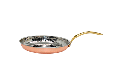 Servirea mesei - CULINARO Mini tigaie cu relief 18x13x4,75cm 600ml din inox cu strat cupru (SG-84209(B))