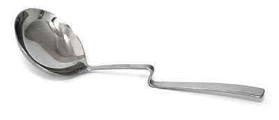 Polonice, linguri si clesti - CULINARO Polonic inox bufet Professional Line, maner ondulat prindere vas, D8,5cm