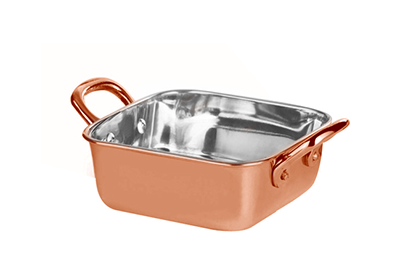 Servirea mesei - CULINARO Roaster 11,5x4,75cm 400ml inox cu strat cupru (SG-89348(A))