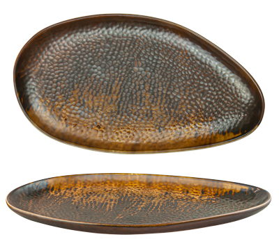 Rustic - CULINARO RUSTIC Platou oval din portelan 38cm (ZA0123-15-d-RU)